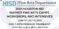  HISD fine arts program English flyer